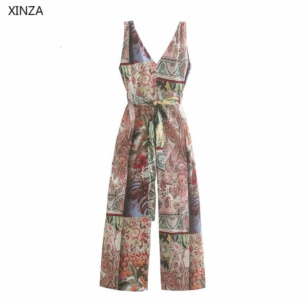 women's jumpsuits & rompers women floral print loose jumpsuit sleeveless knotted straps long summer romper chic back zip vintage, Black;white
women's jumpsuits & rompers women floral print loose jumpsuit sleeveless knotted straps long summer romper chic back zip vintage, Black;white
