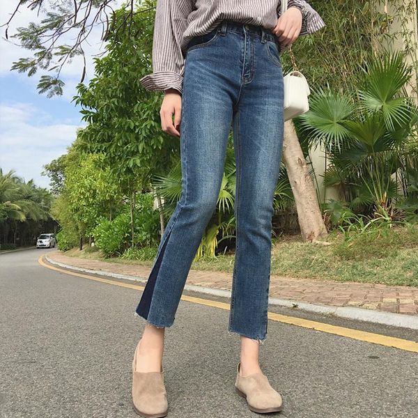 women's jeans 2021 women wide leg fashion casual flare plus size high waist and ankle length denim pants spring autumn, Blue
women's jeans 2021 women wide leg fashion casual flare plus size high waist and ankle length denim pants spring autumn, Blue