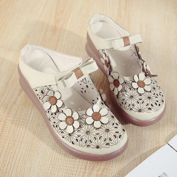 boots handmade cow leather women's shoes wedges ethnic style flower hollow female slippers summer breathable sandal, Black
boots handmade cow leather women's shoes wedges ethnic style flower hollow female slippers summer breathable sandal, Black