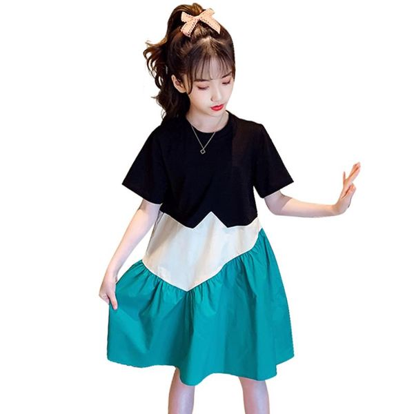 girl's dresses teenage girl patchwork girls' casual style kid dress summer clothes 6 8 10 12 14, Red;yellow
girl's dresses teenage girl patchwork girls' casual style kid dress summer clothes 6 8 10 12 14, Red;yellow