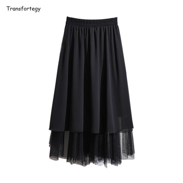 skirts transfortegy spring 2021 irregular gauze skirt mesh stitching loose and thin wild a-line plus size no 61990, Black
skirts transfortegy spring 2021 irregular gauze skirt mesh stitching loose and thin wild a-line plus size no 61990, Black