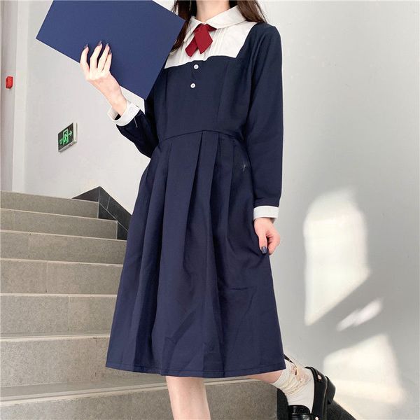 2021 new hit jk sailor lolita girl dress kawaii summer long sleeve maxi vintage harajuku y2k vestidos goth cosplay clothing, Black;gray
2021 new hit jk sailor lolita girl dress kawaii summer long sleeve maxi vintage harajuku y2k vestidos goth cosplay clothing, Black;gray