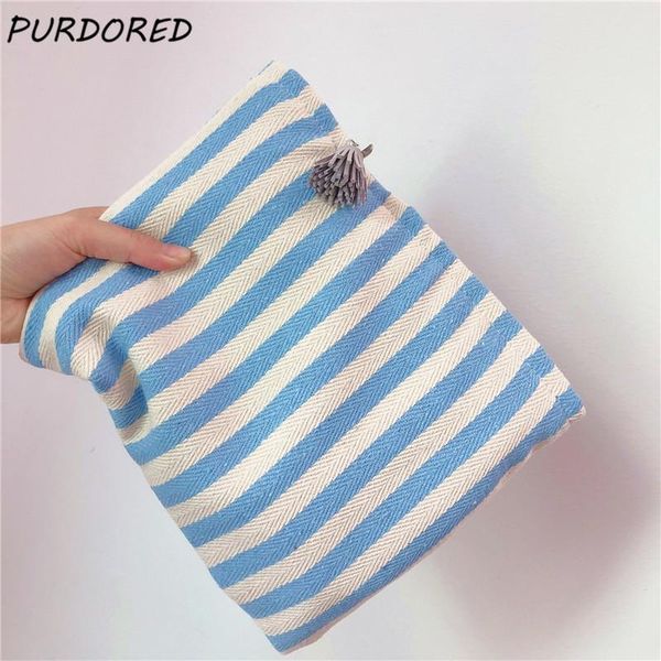cosmetic bags & cases purdored 1 pc candy color stripe makeup bag cotton women travel beauty case zipper tassel storage organizer clutch
cosmetic bags & cases purdored 1 pc candy color stripe makeup bag cotton women travel beauty case zipper tassel storage organizer clutch