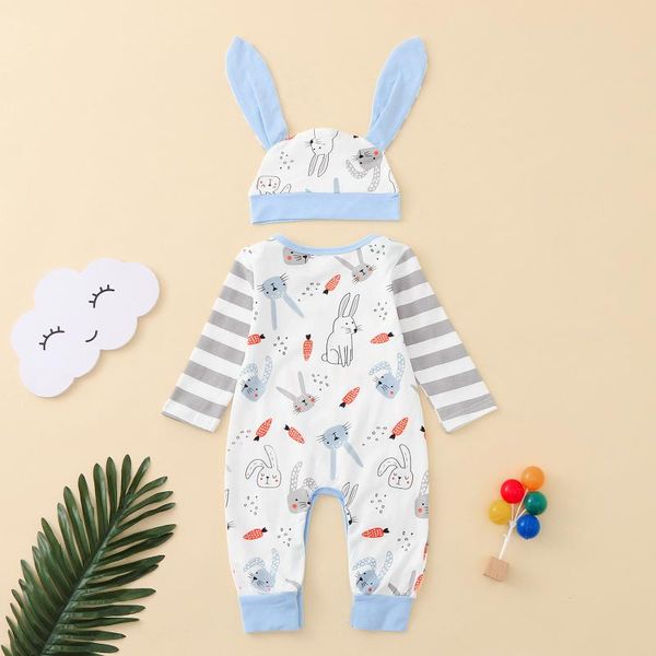 clothing sets infant baby boys girls easter cartoon printed romper jumpsuit+hat baby's children toddler cotton, White
clothing sets infant baby boys girls easter cartoon printed romper jumpsuit+hat baby's children toddler cotton, White