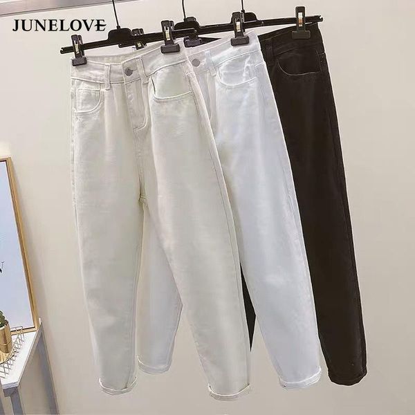 junelove jeans women's new korean fashion loose cropped trousers slim high waist retro street mom zipper pocket women long pants, Blue
junelove jeans women's new korean fashion loose cropped trousers slim high waist retro street mom zipper pocket women long pants, Blue