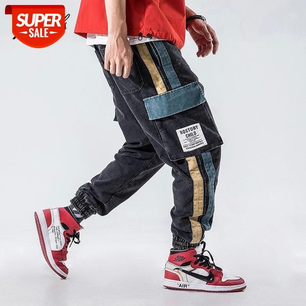 2018 new vintage fashionable elastic waist men trousers autumn color block patchwork casual male jogger cargo pants big size #d165, Black
2018 new vintage fashionable elastic waist men trousers autumn color block patchwork casual male jogger cargo pants big size #d165, Black