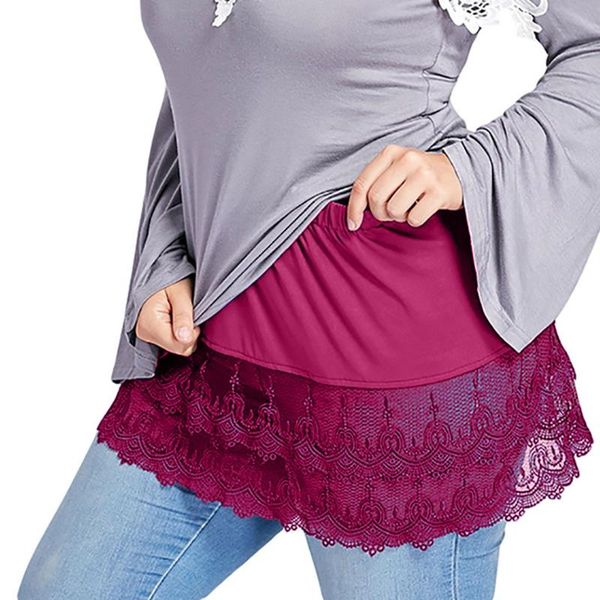 skirts plus size women's layered tiered sheer lace solid trim extender half slip skirt for all season, Black
skirts plus size women's layered tiered sheer lace solid trim extender half slip skirt for all season, Black