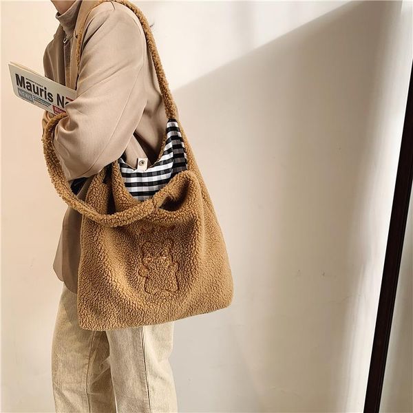 evening bags cute bear tote bag large capacity plush for women winter shoulder literary handbag lamb wool handbags ladies soft
evening bags cute bear tote bag large capacity plush for women winter shoulder literary handbag lamb wool handbags ladies soft