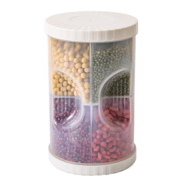 storage bottles & jars plastic cereal box 4 separate grid rice flour grain food container seal 27re
storage bottles & jars plastic cereal box 4 separate grid rice flour grain food container seal 27re