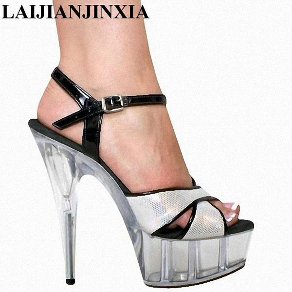 laijianjinxia shoes woman new 2021 summer high heels 15cm high thin heels solid color transparent crystal sandals feminina shoes, Black
laijianjinxia shoes woman new 2021 summer high heels 15cm high thin heels solid color transparent crystal sandals feminina shoes, Black