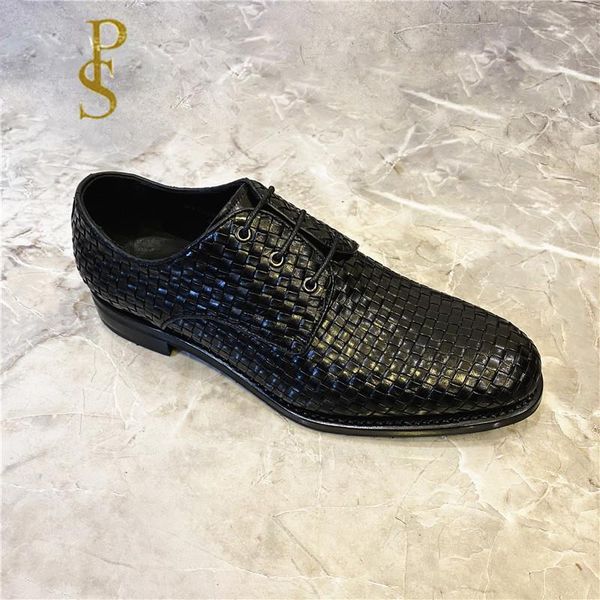 dress shoes men's banquet custom leather handmade braided cowhide imported rubber soles goodyear, Black
dress shoes men's banquet custom leather handmade braided cowhide imported rubber soles goodyear, Black