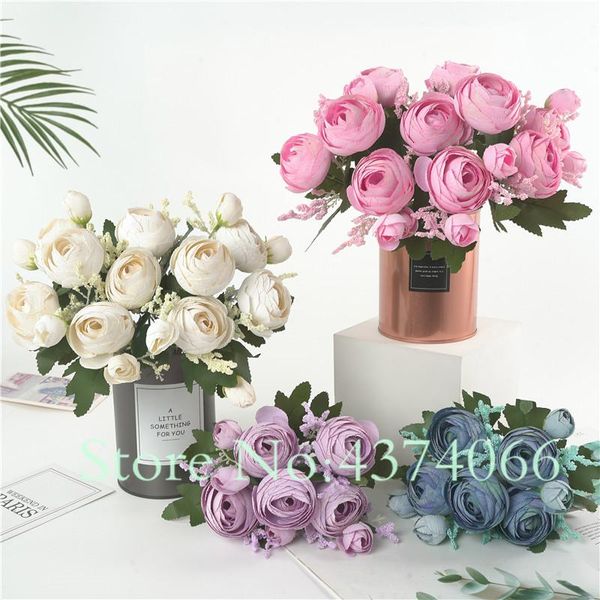 rose artificial silk flowers bouquet 5 heads fake flowers + 4 daisy bud for wedding decoration birthday surprise
rose artificial silk flowers bouquet 5 heads fake flowers + 4 daisy bud for wedding decoration birthday surprise