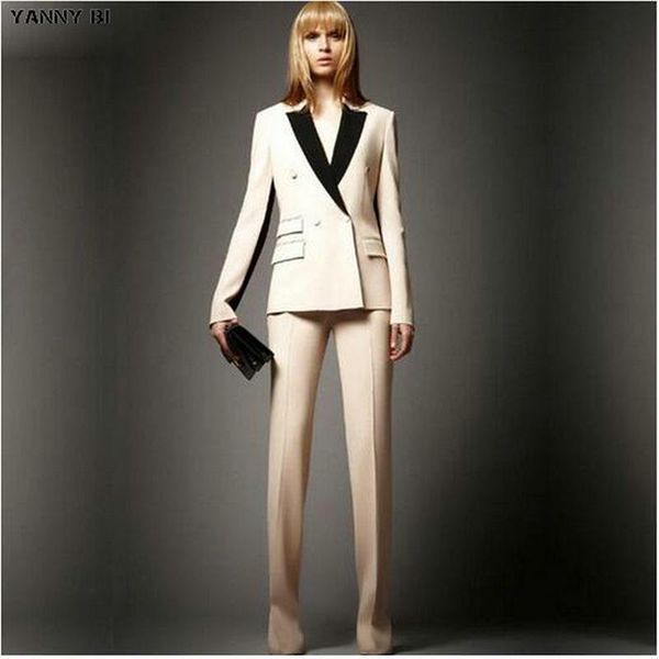 women's suits & blazers womens blazer with pants office uniform women female business suit custom, White;black
women's suits & blazers womens blazer with pants office uniform women female business suit custom, White;black