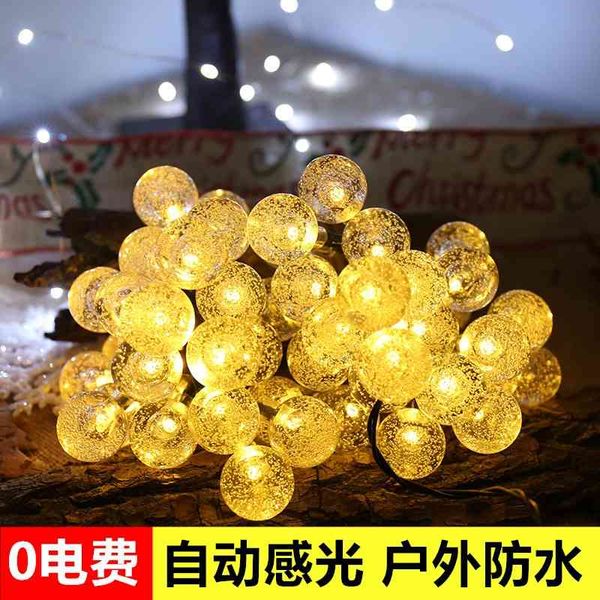 led solar energy string day outdoor waterproof courtyard lawn decoration bubble ball color lamp
led solar energy string day outdoor waterproof courtyard lawn decoration bubble ball color lamp