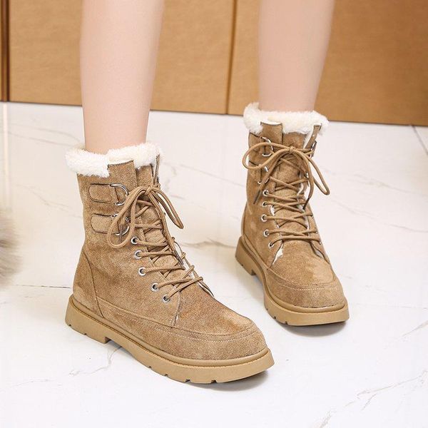 boots warm winter women snow australia shoes ankle laceup female botas mujer invierno, Black
boots warm winter women snow australia shoes ankle laceup female botas mujer invierno, Black