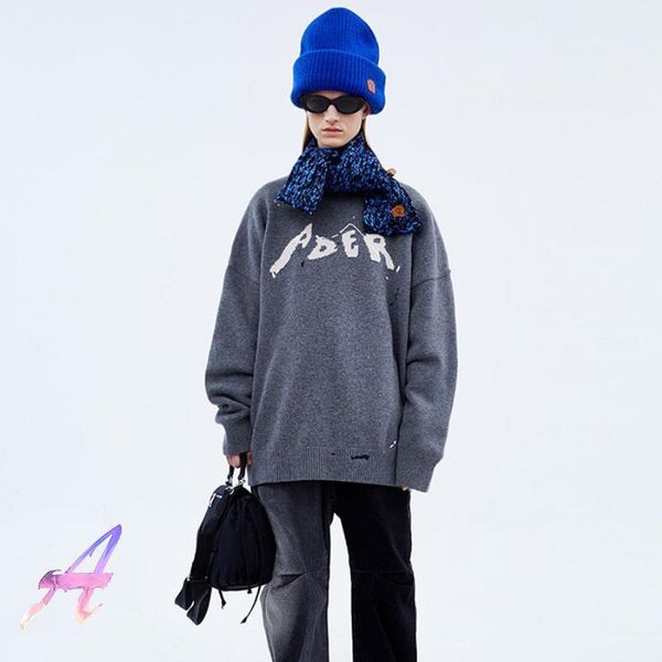 women's sweaters oversize adererror men's fashion casual roud neck pullover, White;black
women's sweaters oversize adererror men's fashion casual roud neck pullover, White;black
