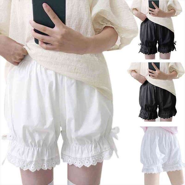 girls vintage lolita bloomers womens leggings loose pumpkin pants solid color ruffled lace hem sweet bowknot gothic elastic waist security, Black
girls vintage lolita bloomers womens leggings loose pumpkin pants solid color ruffled lace hem sweet bowknot gothic elastic waist security, Black