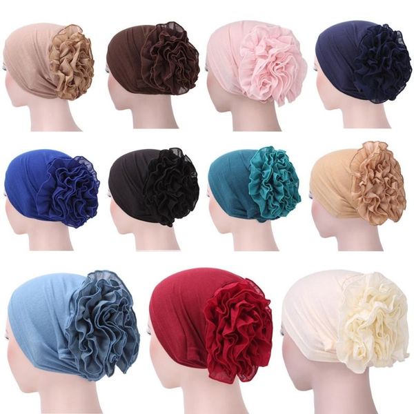 beanie/skull caps 1pc women flower muslim ruffle cancer chemo hat beanie scarf turban head wrap cap, Blue;gray
beanie/skull caps 1pc women flower muslim ruffle cancer chemo hat beanie scarf turban head wrap cap, Blue;gray