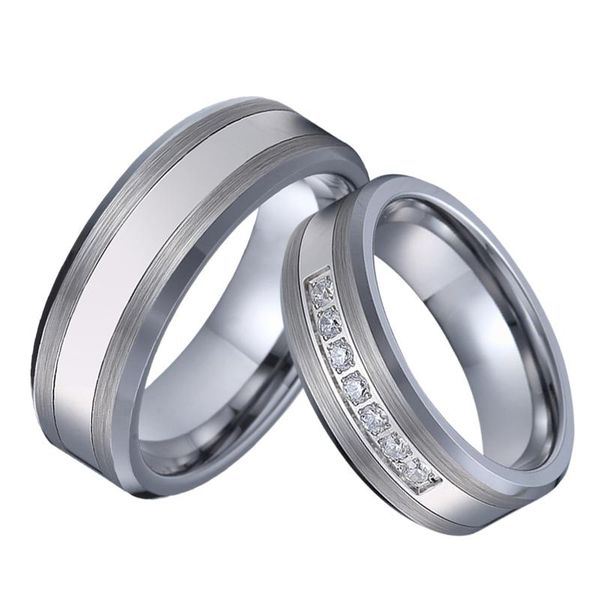 wedding rings classic alliance tungsten ring 6mm band couple set for men and women anniversary gift, Slivery;golden
wedding rings classic alliance tungsten ring 6mm band couple set for men and women anniversary gift, Slivery;golden