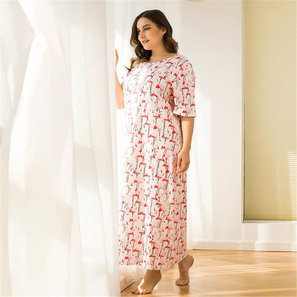 women's sleepwear nightdress plus size printing round neck comfortable loose short-sleeved home sj043, Black;red
women's sleepwear nightdress plus size printing round neck comfortable loose short-sleeved home sj043, Black;red
