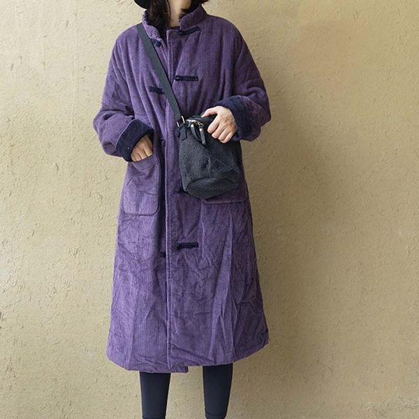 2021 chinese style trench coats winter windbreakers long jackets for women cotton robe vintage femme han chinese clothing 11687, Red
2021 chinese style trench coats winter windbreakers long jackets for women cotton robe vintage femme han chinese clothing 11687, Red