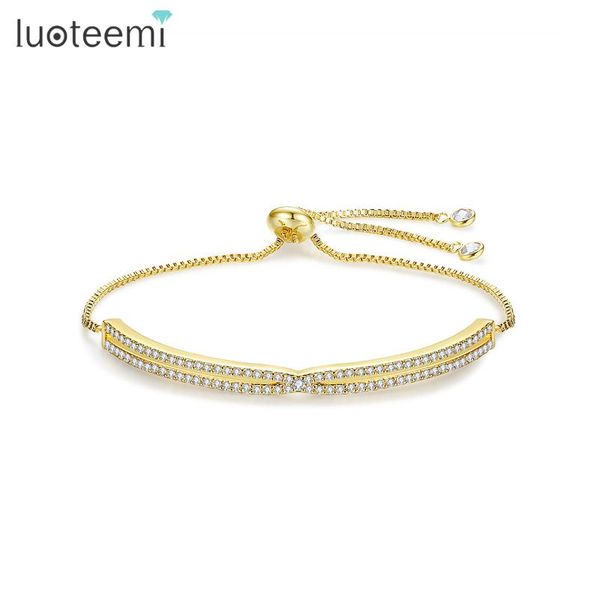 link, chain luoteemi adjustable bracelet bangle for women captivate bar slider brilliant cz silver color jewelry pulseira feminia wholesale, Black
link, chain luoteemi adjustable bracelet bangle for women captivate bar slider brilliant cz silver color jewelry pulseira feminia wholesale, Black