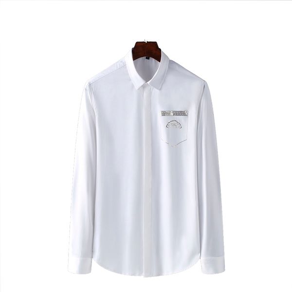 2021 s designers dress shirt menswear fashion society black men solid color business casual mens long sleeve -3xl#13, White;black
2021 s designers dress shirt menswear fashion society black men solid color business casual mens long sleeve -3xl#13, White;black