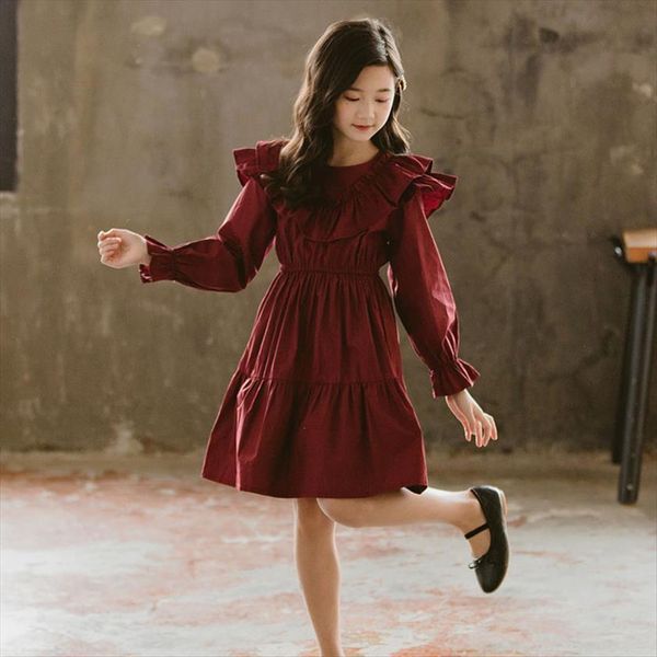 spring long sleeve vintage girl dress for girls 4 6 8 10 12 14 16 big ruffle kids cute princess, Red;yellow
spring long sleeve vintage girl dress for girls 4 6 8 10 12 14 16 big ruffle kids cute princess, Red;yellow