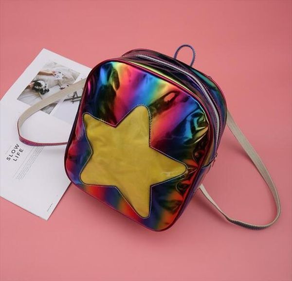 women hologram laser transparent star shape kpop ulzzang harajuku backpacks lolita ita bag schoolbag
women hologram laser transparent star shape kpop ulzzang harajuku backpacks lolita ita bag schoolbag