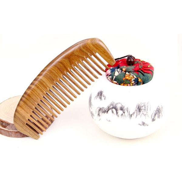 green sandalwood comb anti-static wooden hair comb detangling natural green sandalwood hair care wooden brush, Silver
green sandalwood comb anti-static wooden hair comb detangling natural green sandalwood hair care wooden brush, Silver