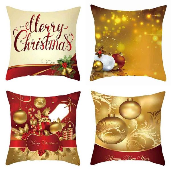 cushion/decorative pillow 4pc christmas cushion cover decorations for home sofa 2021 xmas gifts santa claus polyester throw pillowcase 45*45
cushion/decorative pillow 4pc christmas cushion cover decorations for home sofa 2021 xmas gifts santa claus polyester throw pillowcase 45*45