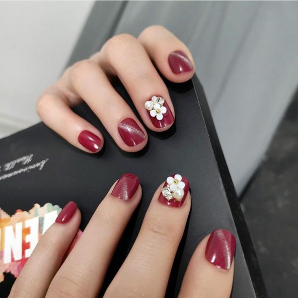 nail gel 24pcs small flower patch rhinestone inlaid glue type removable short paragraph fashion manicure fake, Red;pink
nail gel 24pcs small flower patch rhinestone inlaid glue type removable short paragraph fashion manicure fake, Red;pink