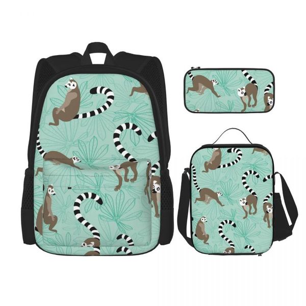 backpack 3 set 2021 katta lemur with maniok leaves shoulder bags school bag mochilas student
backpack 3 set 2021 katta lemur with maniok leaves shoulder bags school bag mochilas student