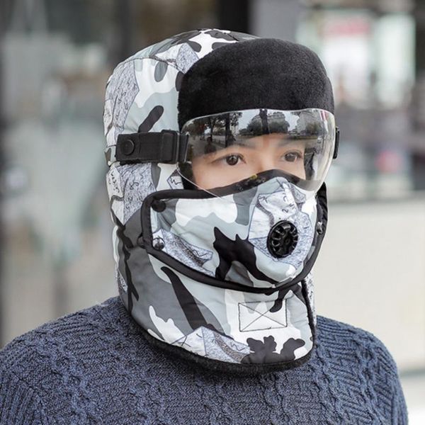outdoor hats bomber hat winter warm facemask cap for hiking fishing skiing with full face ear flap windproof caps, Black;white
outdoor hats bomber hat winter warm facemask cap for hiking fishing skiing with full face ear flap windproof caps, Black;white