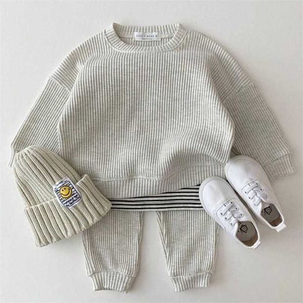 2 pcs toddler baby girl clothes solid sets for girls boy long sleeve children's clothing sets casual tracksuit for children 211021, White
2 pcs toddler baby girl clothes solid sets for girls boy long sleeve children's clothing sets casual tracksuit for children 211021, White