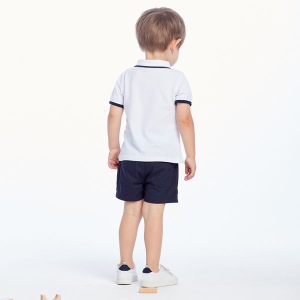ins popular children's wear lapel polo casual short sleeve t-shirt shorts two piece set for children, Blue
ins popular children's wear lapel polo casual short sleeve t-shirt shorts two piece set for children, Blue