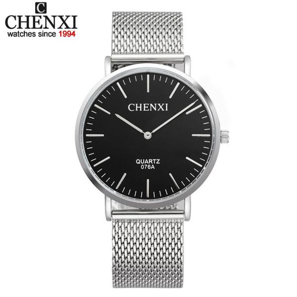 wristwatches chenxi ultra-thin minimalist design fashion men quartz watch business men's silver stainless steel mesh belt clock gift wa, Slivery;brown
wristwatches chenxi ultra-thin minimalist design fashion men quartz watch business men's silver stainless steel mesh belt clock gift wa, Slivery;brown