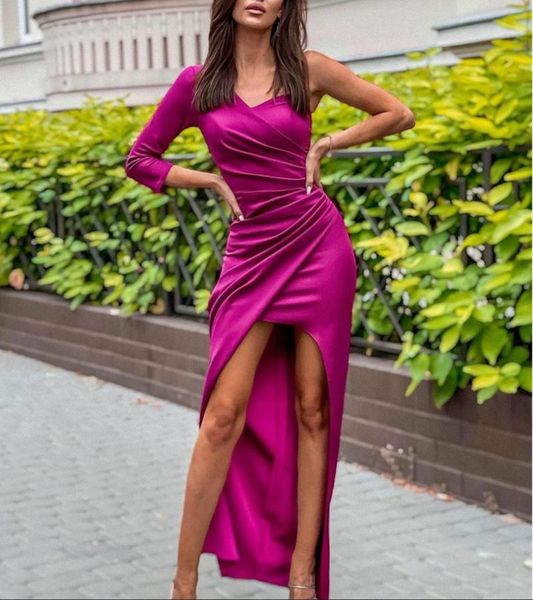 party dresses pink fuchsia simple prom long silk satin lady vestidos de fiesta noche largos high low evening gown ysa1359, White;black
party dresses pink fuchsia simple prom long silk satin lady vestidos de fiesta noche largos high low evening gown ysa1359, White;black