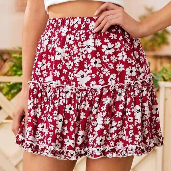 skirts summer mini skirt women's floral printing high waist ruffles splicing holiday style clothes 2021 fashion midi lady, Black
skirts summer mini skirt women's floral printing high waist ruffles splicing holiday style clothes 2021 fashion midi lady, Black
