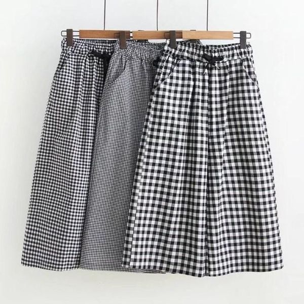 women's pants & capris 2021 summer women black white plaid harem casual ankle length wide leg sashes high waist cotton linen trouser
women's pants & capris 2021 summer women black white plaid harem casual ankle length wide leg sashes high waist cotton linen trouser
