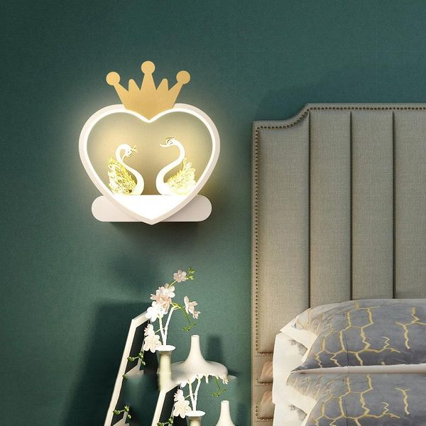wall lamp bedroom bedside simple modern girl children's room acrylic crown heart shaped led decorative lighting nordic
wall lamp bedroom bedside simple modern girl children's room acrylic crown heart shaped led decorative lighting nordic