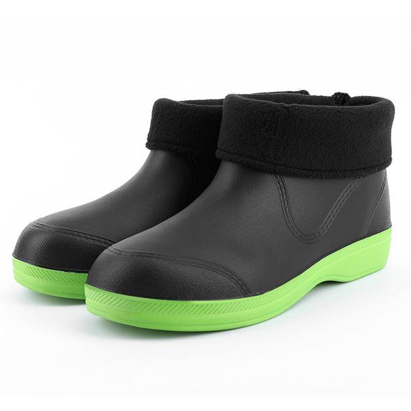 boots moipheng ankle women autumn shoes ladies pu leather waterproof rain non-slip woman plush boot black flat