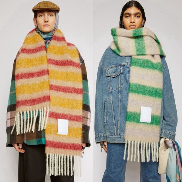 2021ac same autumn and winter imitation cashmere thick beard scarf color stripe warm female student bib shawl, Blue;gray
2021ac same autumn and winter imitation cashmere thick beard scarf color stripe warm female student bib shawl, Blue;gray