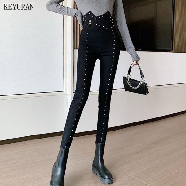 women's jeans spring autumn patchwork beading side zipper high waist slim denim ankle length pants female 2021 streetwear, Blue
women's jeans spring autumn patchwork beading side zipper high waist slim denim ankle length pants female 2021 streetwear, Blue