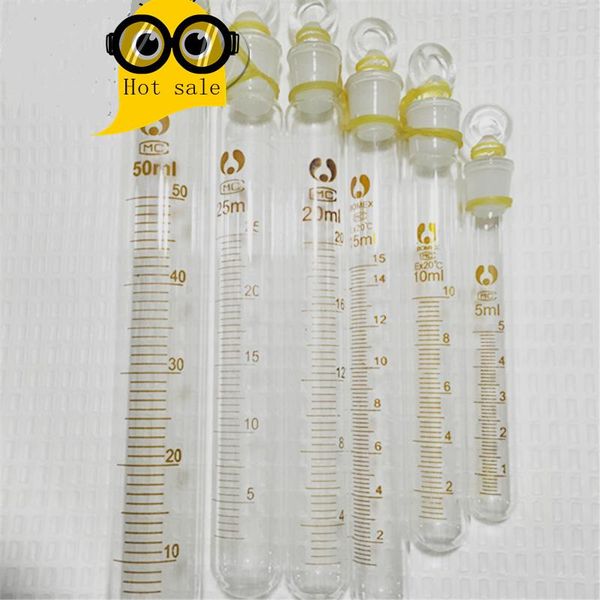 20pcs small glass bottle tube with graduation test tube graduated glass test with plug round bottom 10ml 15ml
20pcs small glass bottle tube with graduation test tube graduated glass test with plug round bottom 10ml 15ml