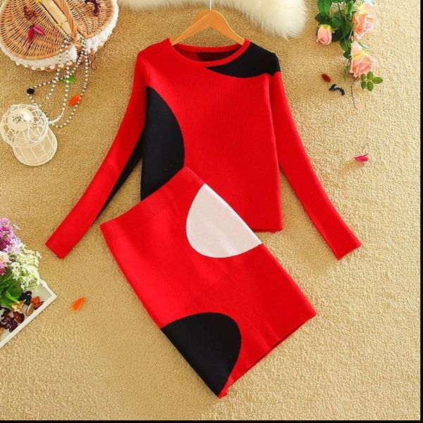 2021 spring fall new women knit skirt suits geometric pattern women sweater and one step knited skirt sets red ly591, Gray
2021 spring fall new women knit skirt suits geometric pattern women sweater and one step knited skirt sets red ly591, Gray