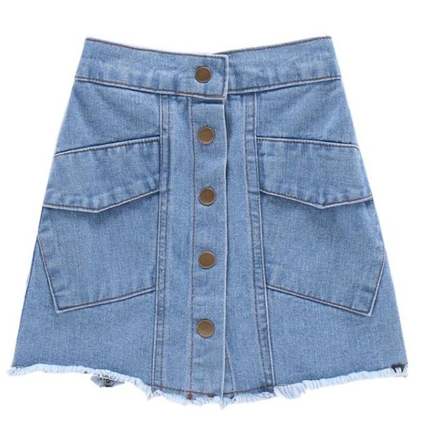 skirts ly girls jean summer children casual denim pencil for skinny buttons mini clothing, Blue
skirts ly girls jean summer children casual denim pencil for skinny buttons mini clothing, Blue