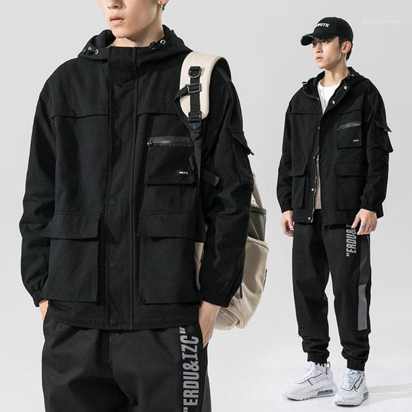 men's jackets men's jacket 2021 spring us version trendy tooling coat tide ins clothes streetwear military uniform motor cargo outw, Black;brown
men's jackets men's jacket 2021 spring us version trendy tooling coat tide ins clothes streetwear military uniform motor cargo outw, Black;brown