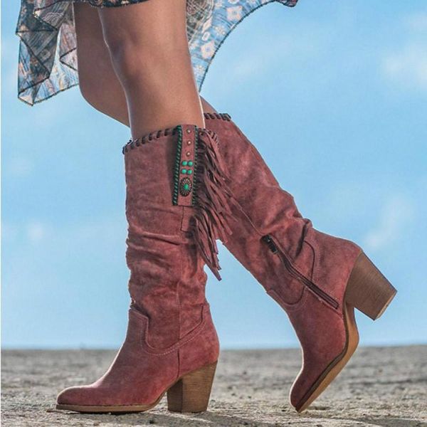 women knee high boots high heels shoes woman booties vintage pu leather tassels shoe chaussures femme zapatos mujer sapato, Black
women knee high boots high heels shoes woman booties vintage pu leather tassels shoe chaussures femme zapatos mujer sapato, Black