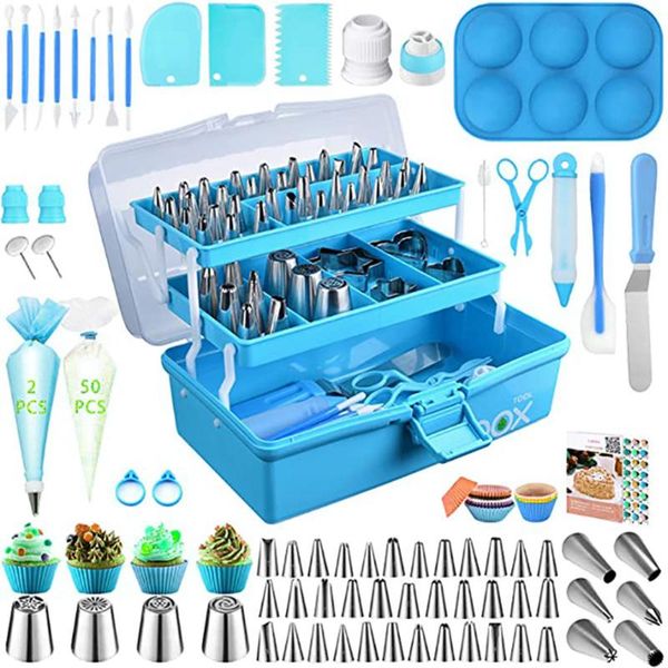 baking & pastry tools 236pcs/set cake decorating mouth set piping nozzle tips bags cupcake kit kitchen
baking & pastry tools 236pcs/set cake decorating mouth set piping nozzle tips bags cupcake kit kitchen